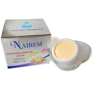 Kem dưỡng trắng da - Giữ ẩm Nairem 12g (Trắng)  Chính Hãng