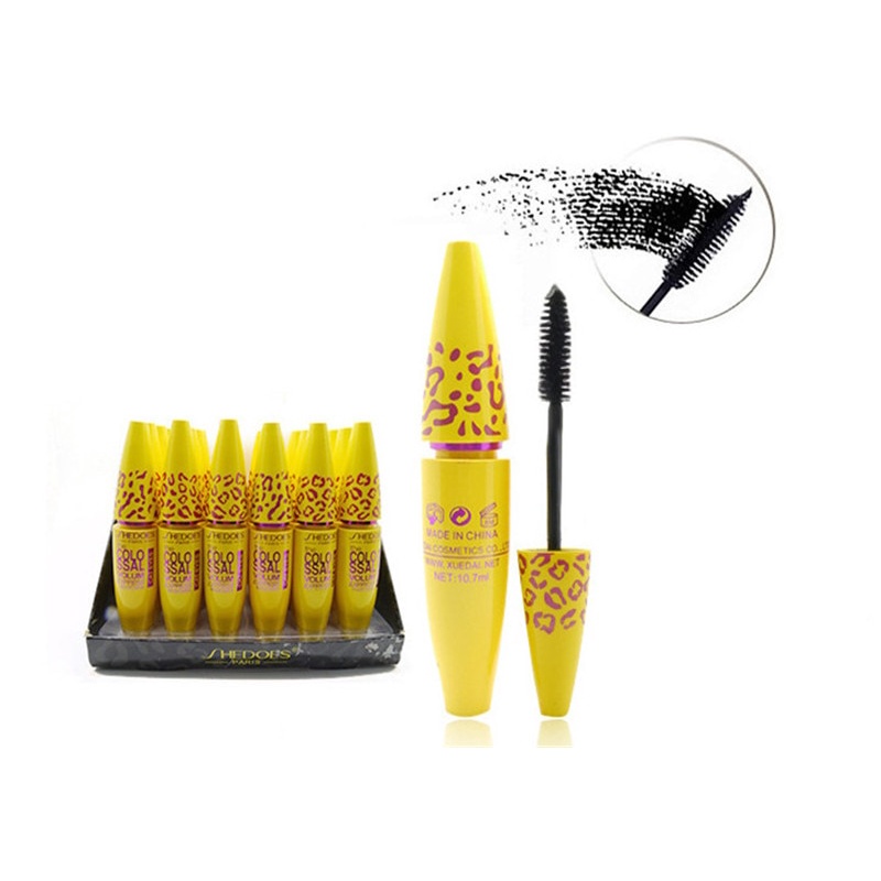 Mascara Sợi Tơ 4D Màu Đen Chuốt Mi Cong Vút Và Dày Hơn Kháng Nước Lâu Trôi