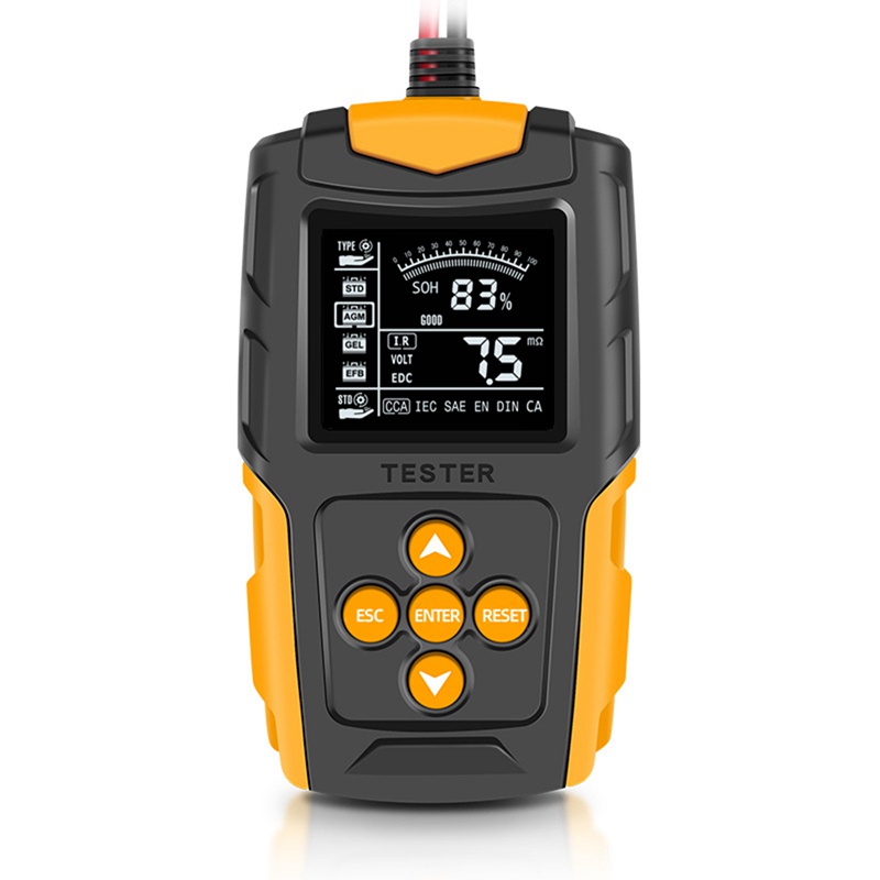 Thiết Bị Kiểm Tra Ắc Quy 12V / 24V Kỹ Thuật Số Cho Xe Hơi