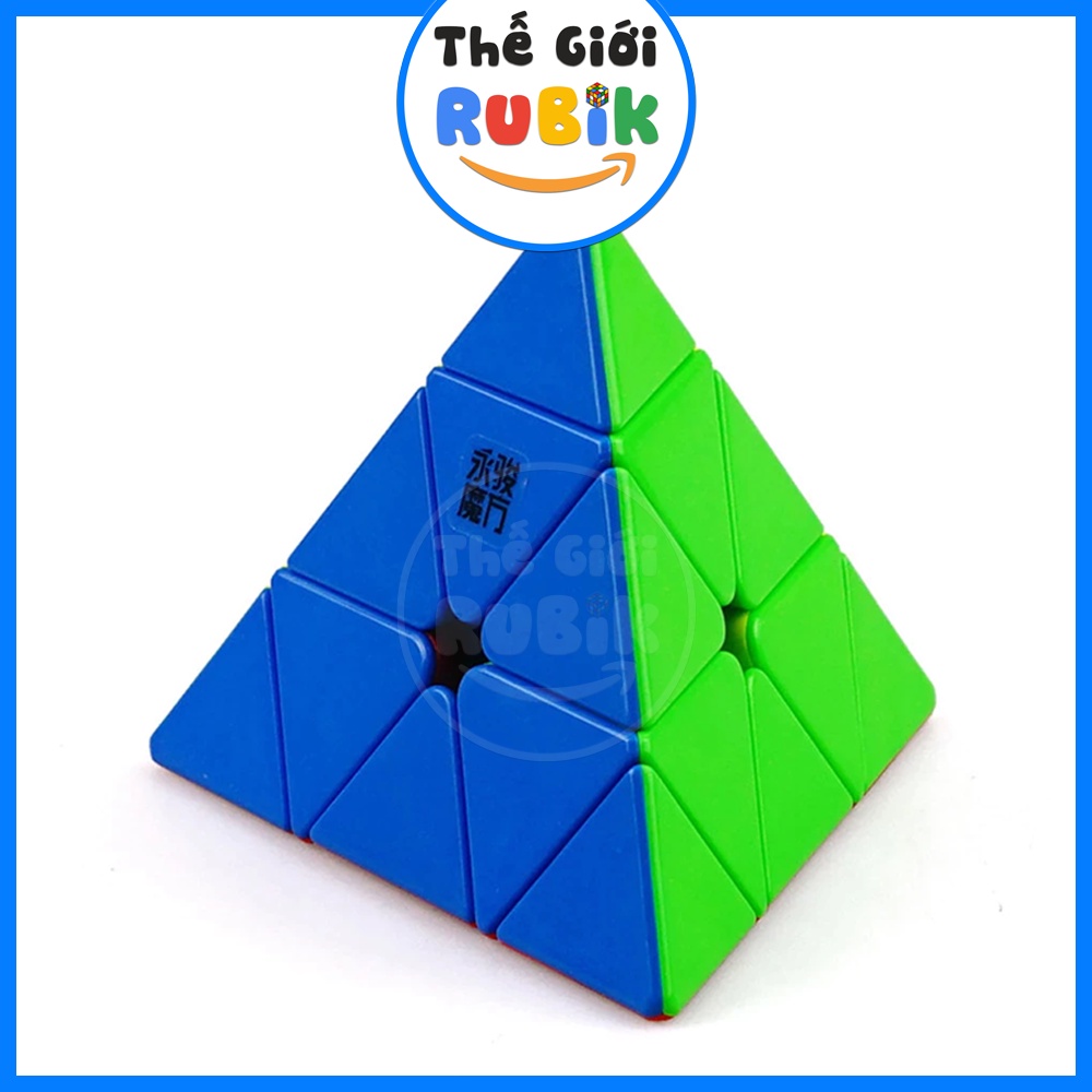 Rubik Tam Giác YongJun YuLong Pyraminx V2M 3x3 Stickerless Có Nam Châm Tặng Đế Kê | Thế Giới Rubik