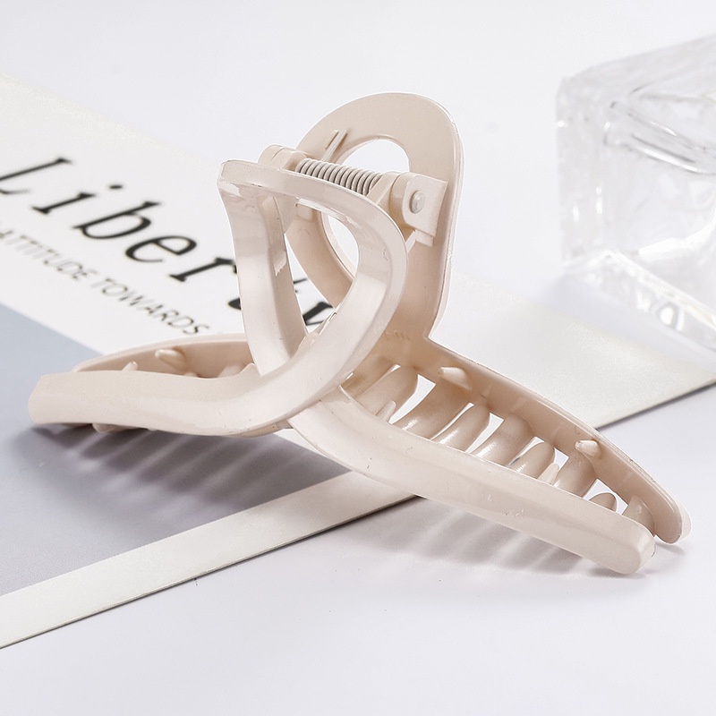 Haimeikang Kẹp tóc màu trơn phong cách retro sành điệu cho nữ