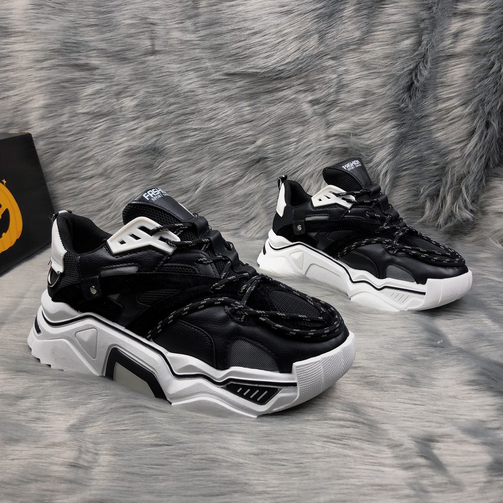 [Video Thật] Giày Thể thao nam, Giày Sneaker Mới nhất 2021, Dây Dạ quang cá tính T72 | BigBuy360 - bigbuy360.vn