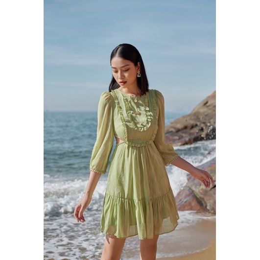 LEVIOSA____MINI DRESS WITH CUT-OUT DETAIL__CUT OUT EO__VÁY