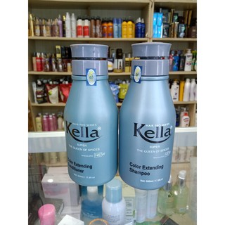 Combo dầu gội + dầu xả Kella dành cho tóc màu 500ml