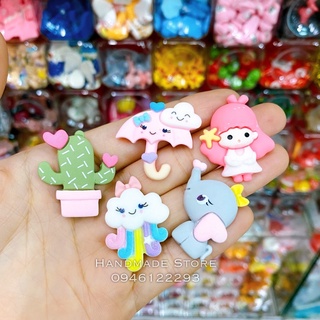 Charm cây xương rồng, voi, ô....