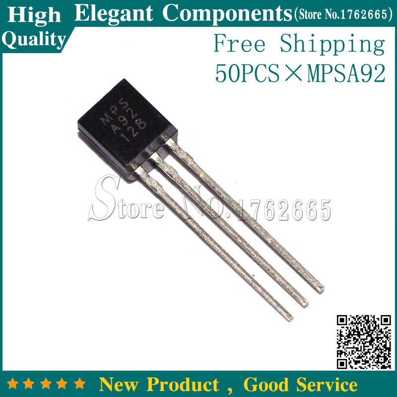 50 CÁI MPSA92 TO92 A92 TO-92 PNP Triode Transistor