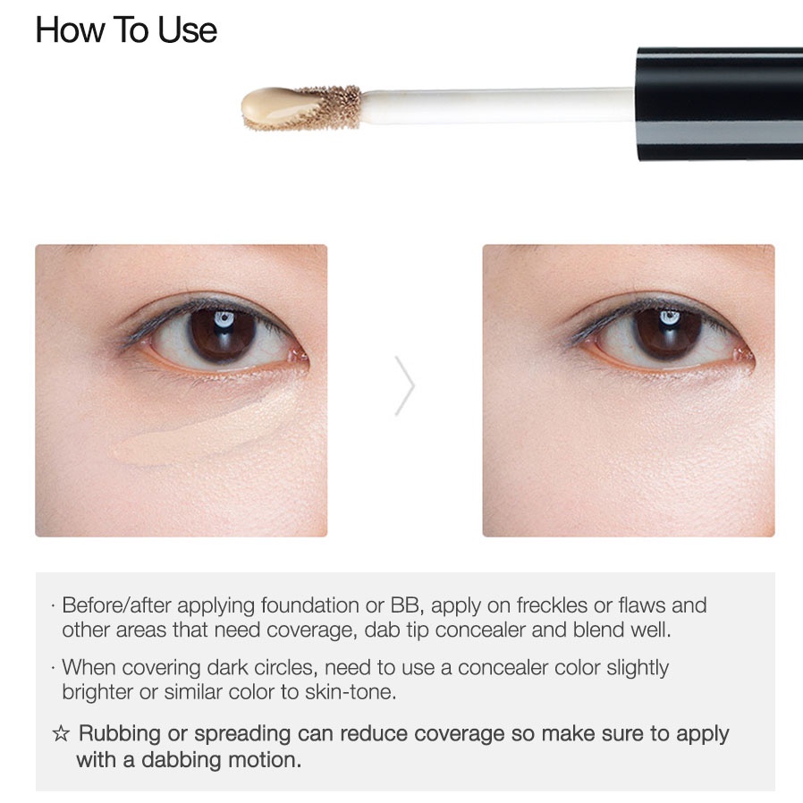 ✅[CHÍNH HÃNG] Kem che khuyết điểm The Saem Cover Perfection Tip Concealer (6.5g)