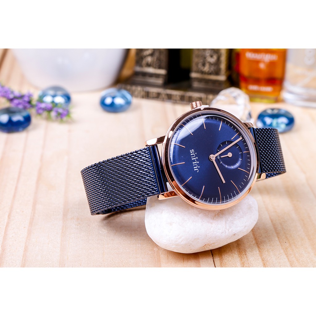 [Julius Official] Đồng hồ nữ JULIUS JA-1065 dây thép