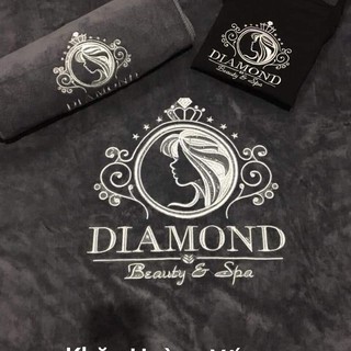 (GÍA HỦY DIỆT) Khăn spa trải giường 90*190 cm THIẾT KẾ THÊU MIỄN PHÍ