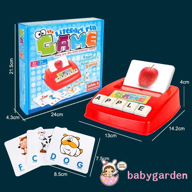 ღ♛ღEnglish Spelling Alphabet Letter Game Early Learning Educational Develepment Toy