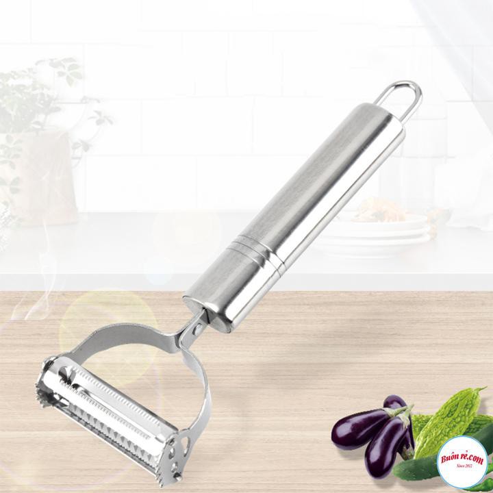 Nạo Rau Củ Quả 2IN1 Bằng Inox Lưỡi Dao Sắc Nét 00867 | WebRaoVat - webraovat.net.vn