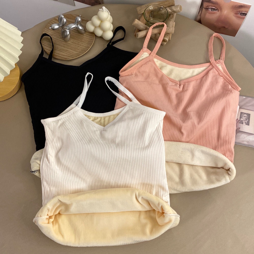 Áo Hai Dây Dáng Ôm Thời Trang Thu Đông Cho Nữ