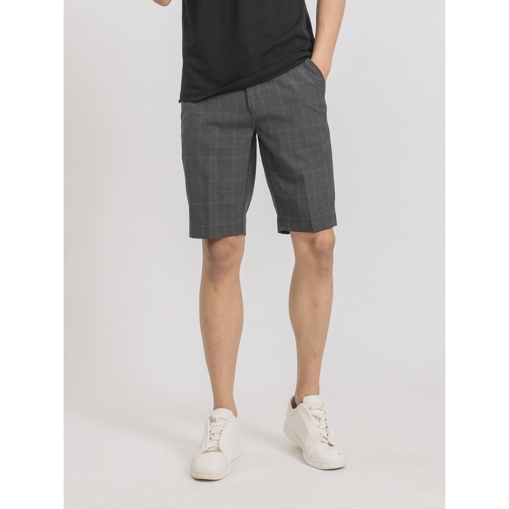 Quần short nam âu Aristino sang trọng lịch sự aso050S9 kẻ caro Regular_ 3 MÀU