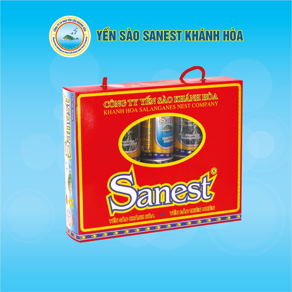 Nước Yến sào Khánh Hòa Sanest đóng lon - 001H10