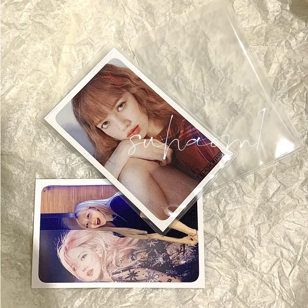 Bao PVC trong suốt mờ đựng thẻ ID doanh nghiệp ghi chú vé du lịch bảo vệ chống thấm nước