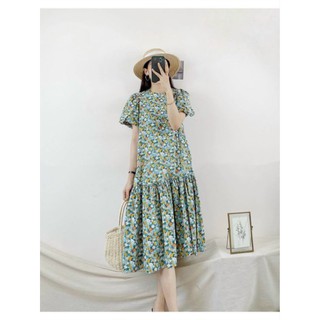 Đầm thô Hàn phối chân bèo và khoá trước 🍀🍀