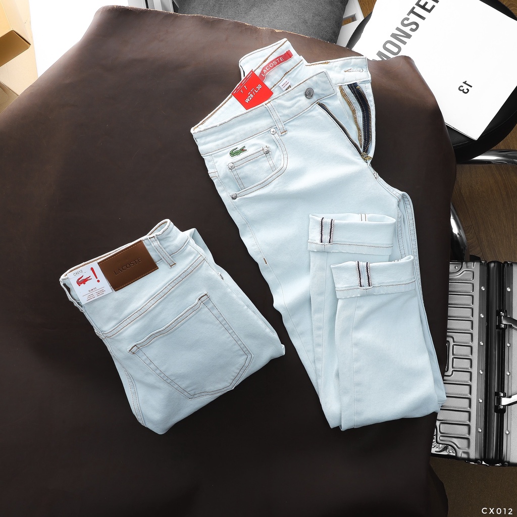 Quần jean dài nam công nghệ wash cao cấp, form slim fit tôn dáng CX012