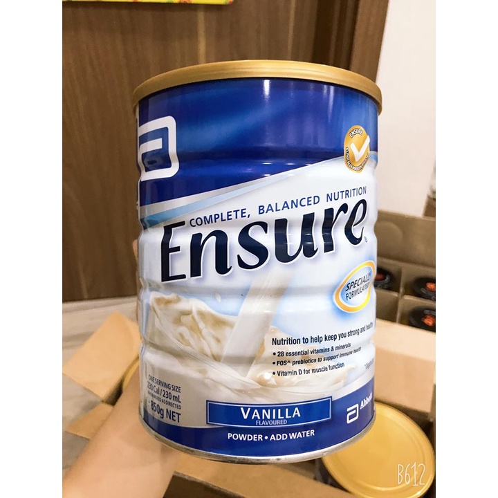 [CHÍNH HÃNG]Ensure Úc vị Vanilla 850g