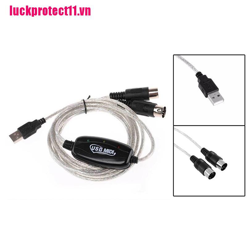 CCC Dây Cáp Chuyển Đổi Âm Thanh Midi Sang Usb Cho Máy Tính