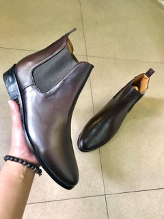Giày Chelseaboots nâu mờ nam