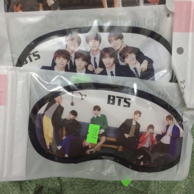 Bịt mắt nước BTS siêu mát (hình thật)