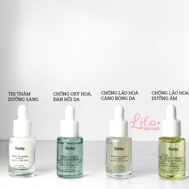 Set Serum dưỡng ẩm Huxley