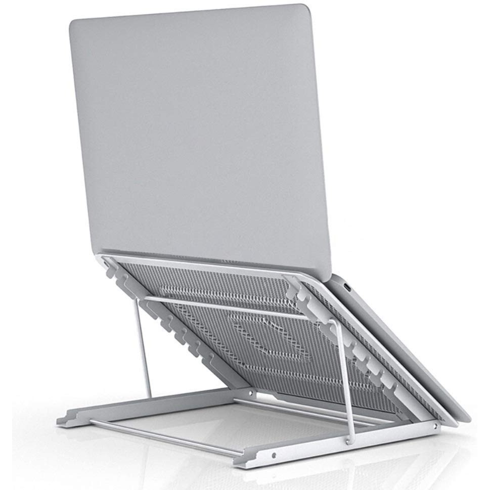 Kệ đỡ tản nhiệt cho laptop, máy tính bản kim loại Helios giúp có thể điều chỉnh được độ cao G8 Shalla