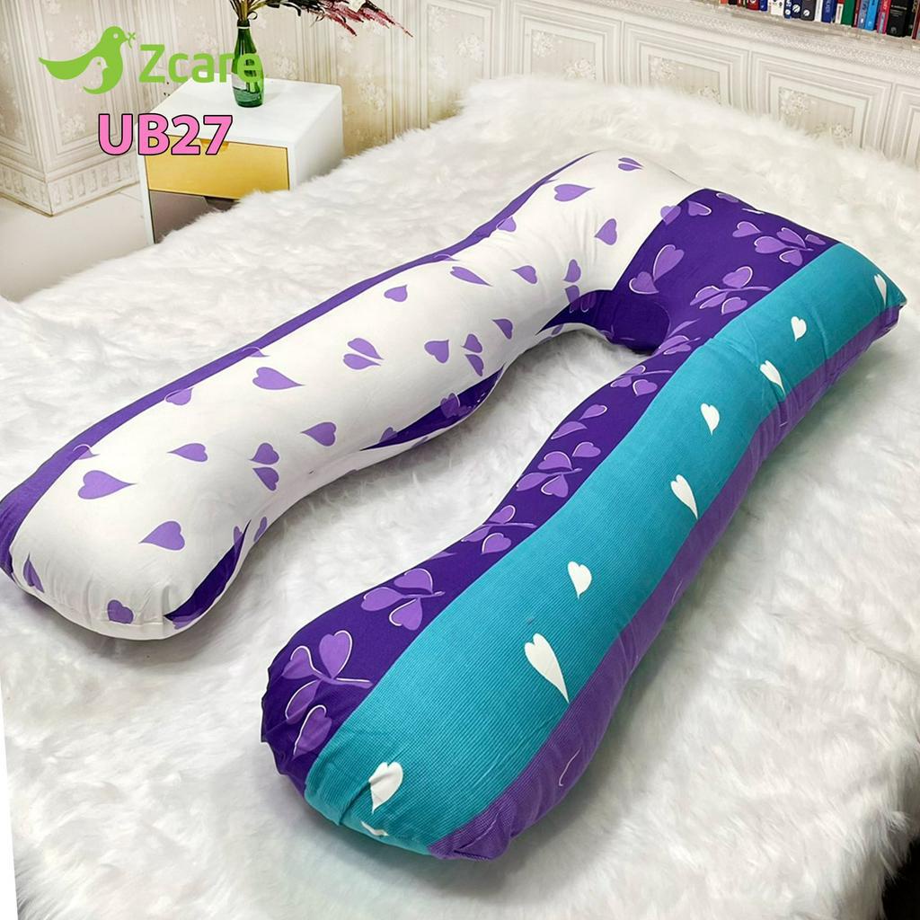 Gối Chữ U Bà Bầu Zcare Hàng Công Ty, Hỗ Trợ Giấc Ngủ Mẹ Bầu l UB27