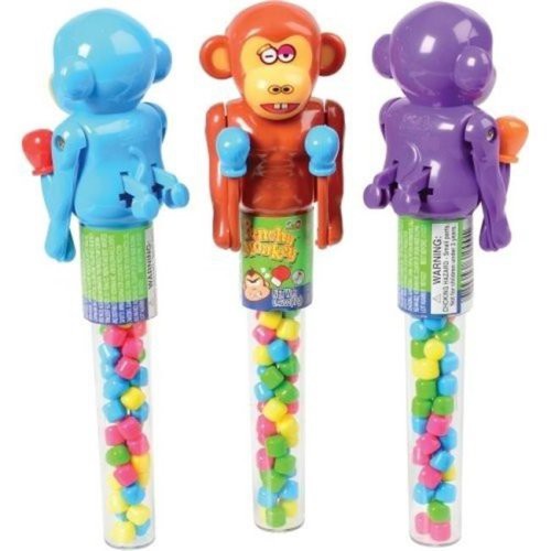 ( Bán sỉ ) Lốc 12c Kẹo đồ chơi Kidsmania Punchy Monkey 12gr