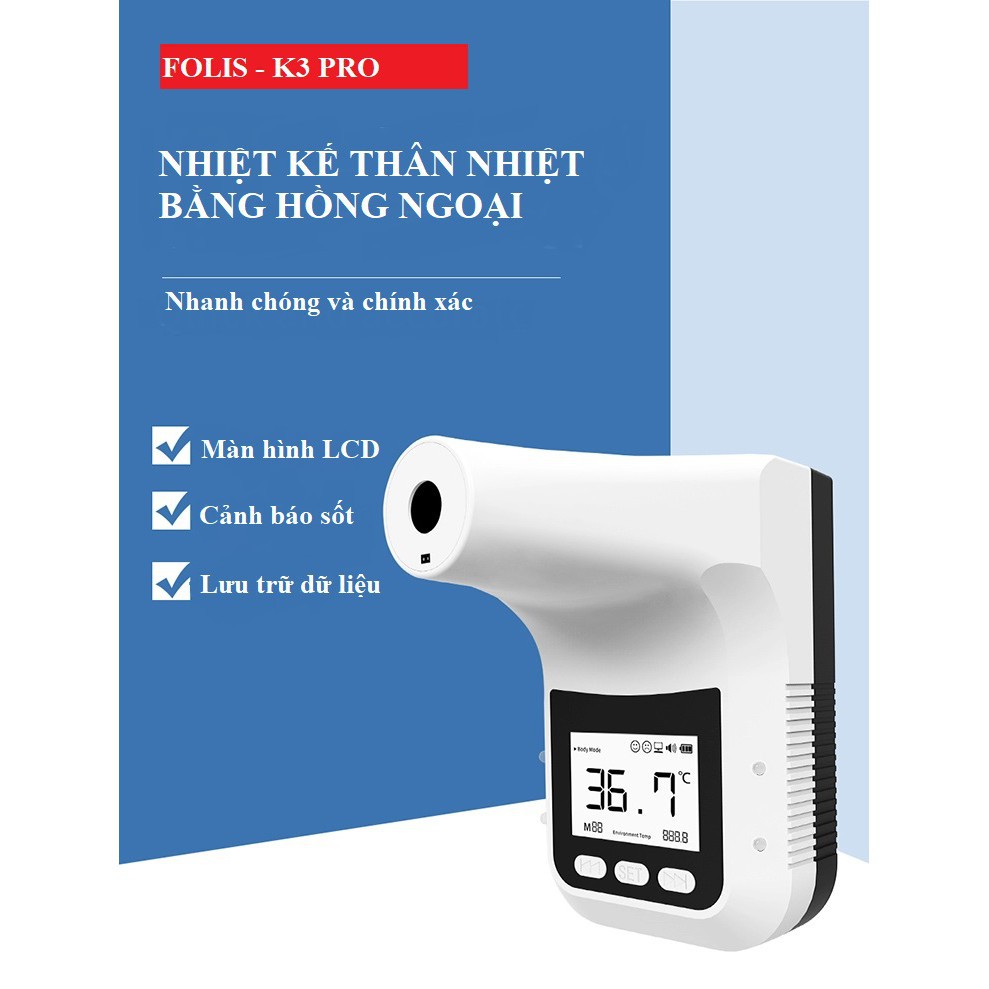 Thiết bị đo thân nhiệt thông minh K3 Pro