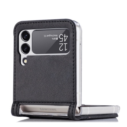 (Z Flip4)Ốp điện thoại da chống sốc chống trầy có ngăn đựng thẻ cho Samsung Galaxy Z Flip 4 , Flip3 5G có ngăn cài thẻ