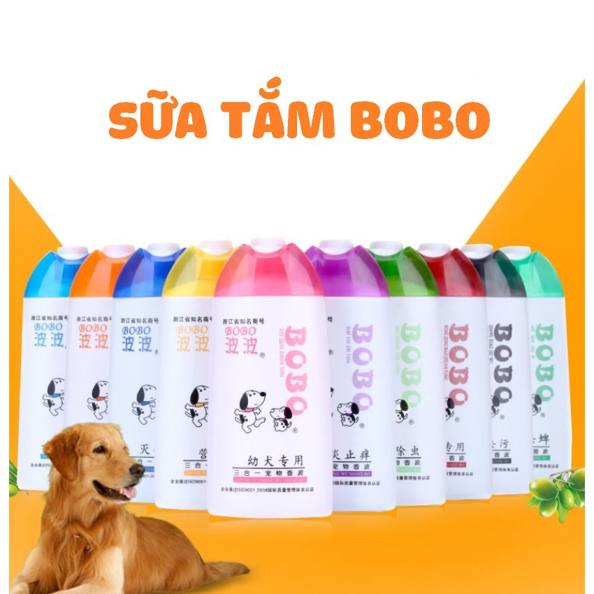 Sữa Tắm Chó Mèo BoBo Chai 400ml - Nhiều Loại Lựa Chọn