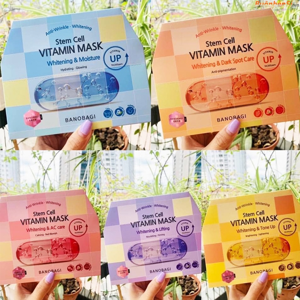 Mặt nạ dưỡng da BANOBAGI phiên bản nâng cấp dưỡng ẩm ngừa lão hóa phục hồi da NPP Tido88