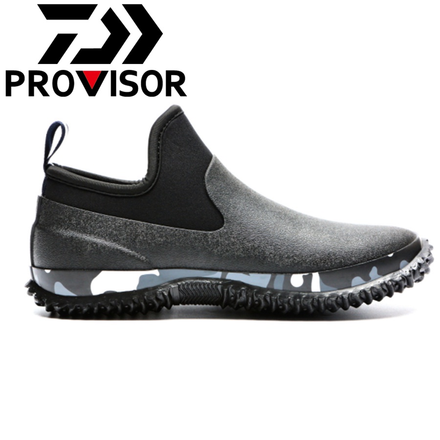 Daiwa Giày Bốt Cao Su Tự Nhiên Chống Trượt / Thấm Nước Tiện Dụng Cho Nam Đi Mưa / Câu Cá