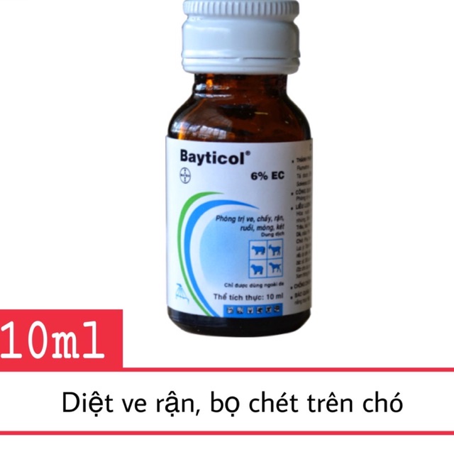 Thuốc pha tắm diệt ve, bọ chét trên chó Bayer Bayticol