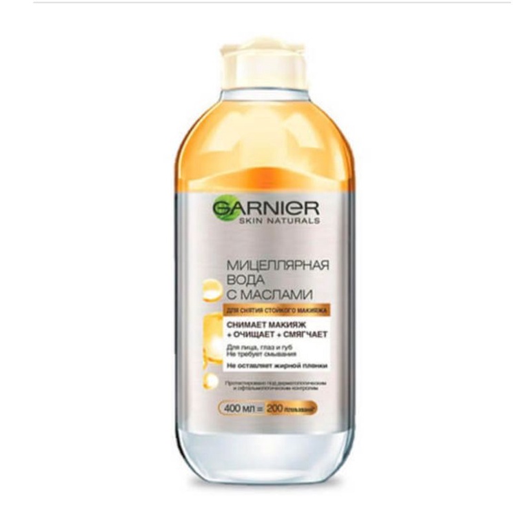 Nước tẩy trang Garnier micella oil 400ml của Nga