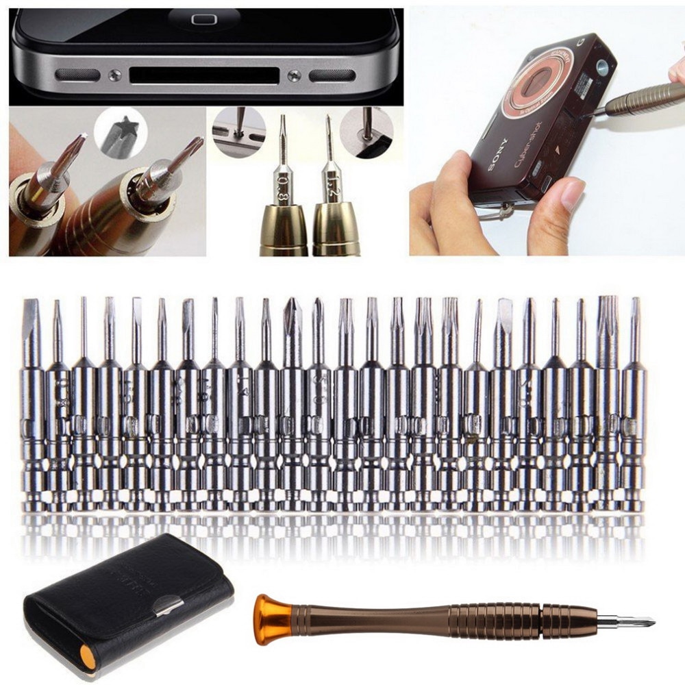 New 25 in 1 Precision Torx Screwdriver Cell Phone Repair Tool Set For IPhone Laptop Cellphone Electronics