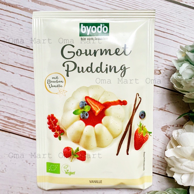 Bột làm Pudding hữu cơ Byodo 36g