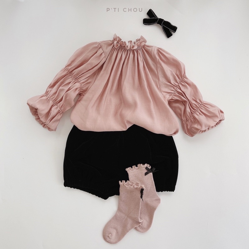 Quần đùi bí ngô cho bé P'ti chou ( Lina short )