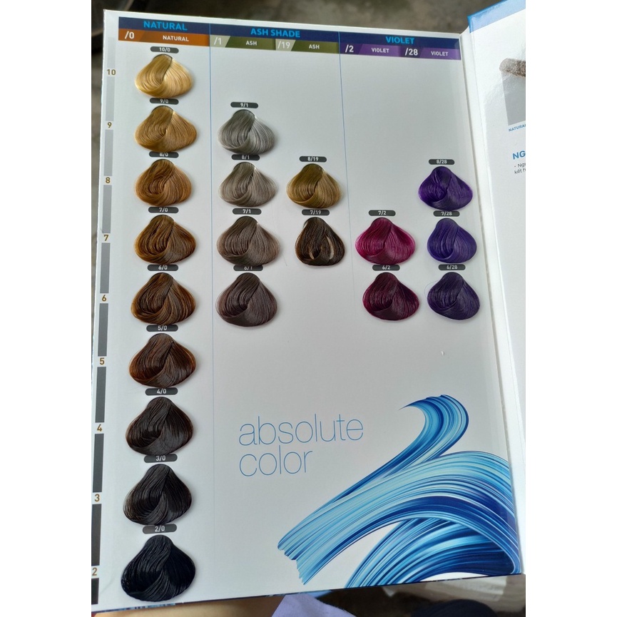 Màu nhuộm tóc Lavox Không đi kèm oxy trợ nhuộm