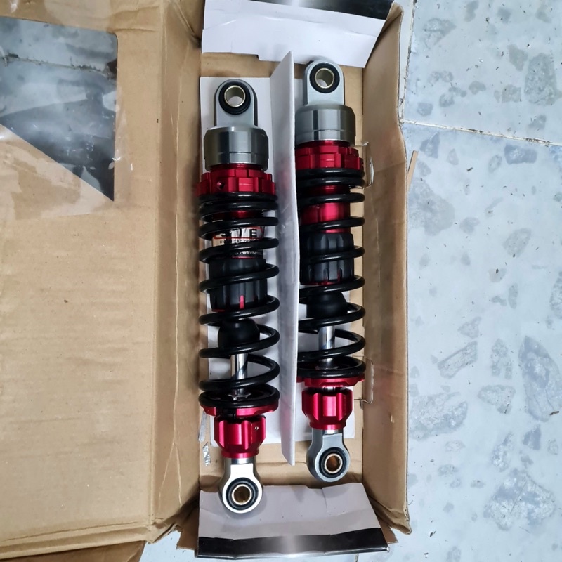 Phuộc sau Ohlins xe số Dream Wave Sirius Taurus Cub 280-330mm