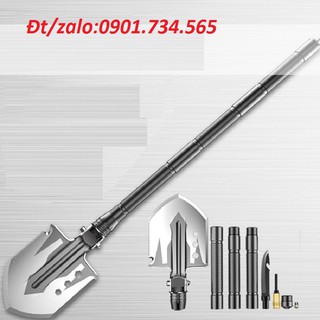Xẻng gấp gọn đa năng/ Bộ dụng cụ sinh tồn
