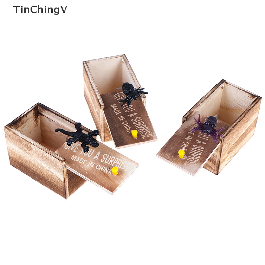 [TinChingV] Hộp Gỗ Đựng Côn Trùng Chơi Khăm Sóc Giống Thật