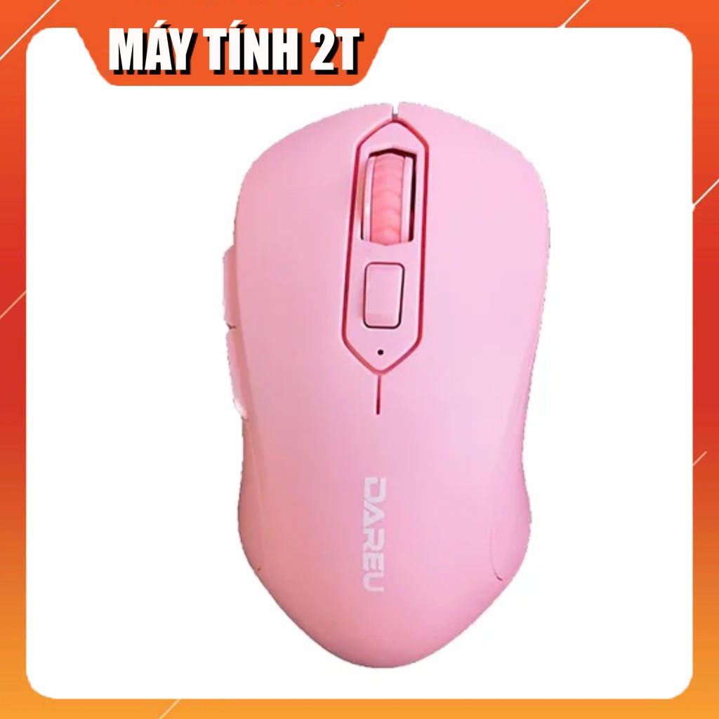 [CHÍNH HÃNG] Chuột Không Dây Gaming  Dareu LM115 Pink cực cute - bảo hành 24 tháng - MÁy Tính 2T