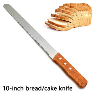 Stainless Steel Serrated Blade Cake Slicing Bread Slicer Kitchen Pastry Tools