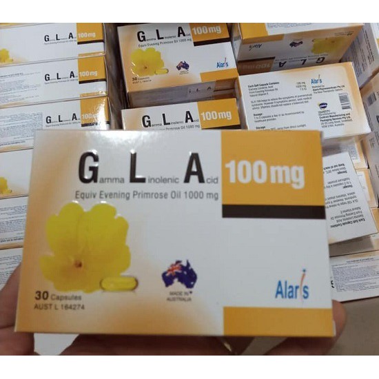 [CHÍNH HÃNG] Tinh dầu hoa anh thảo GLA 100mg -Cân bằng nội nội tiết tố nữ, hàng chính hãng của Úc [Gamma Linolenic Acid]