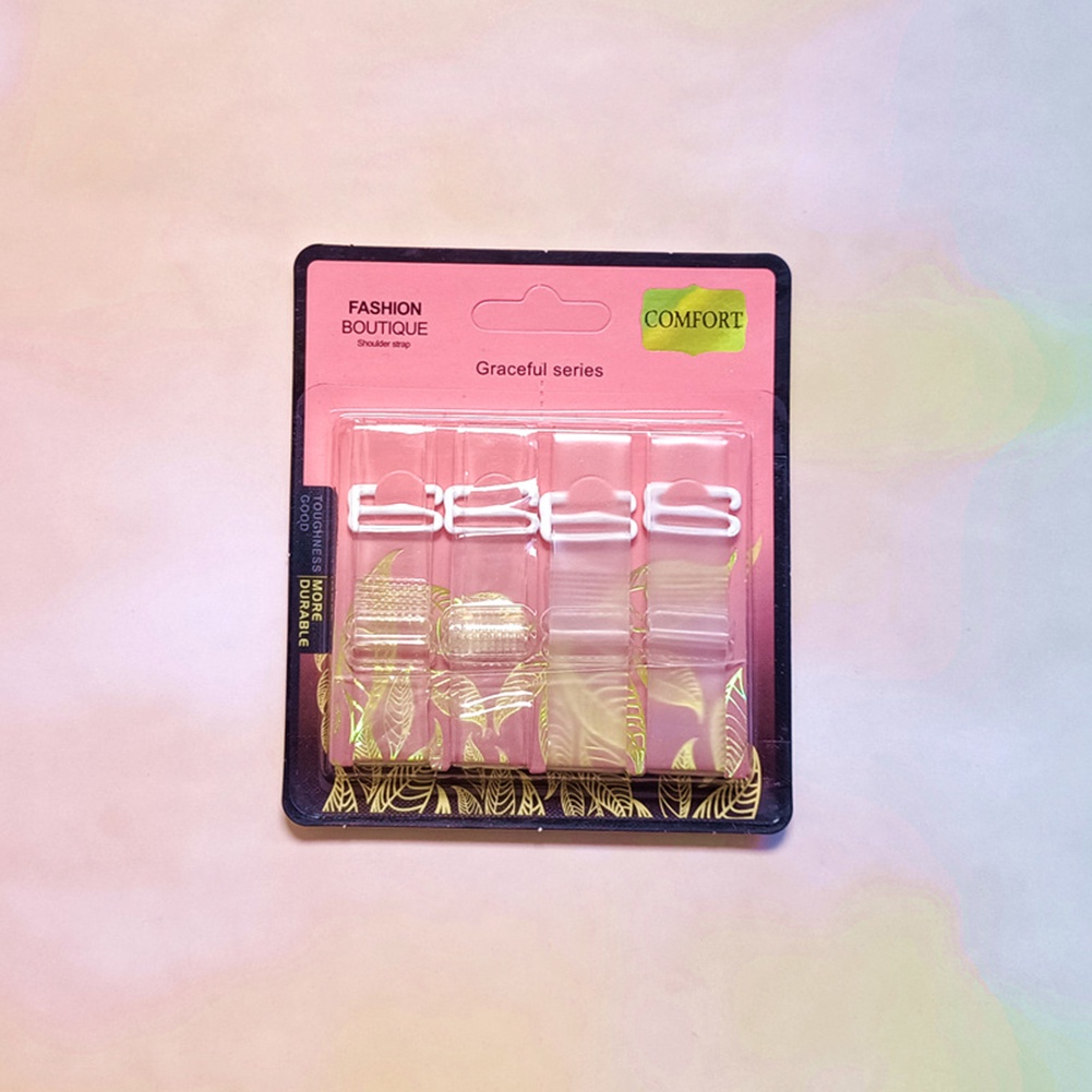 Dây Áo Ngực Trong Suốt Kẻ Sọc Co Giãn Cao Cài Nút Điều Chỉnh Được Phong Cách Mới