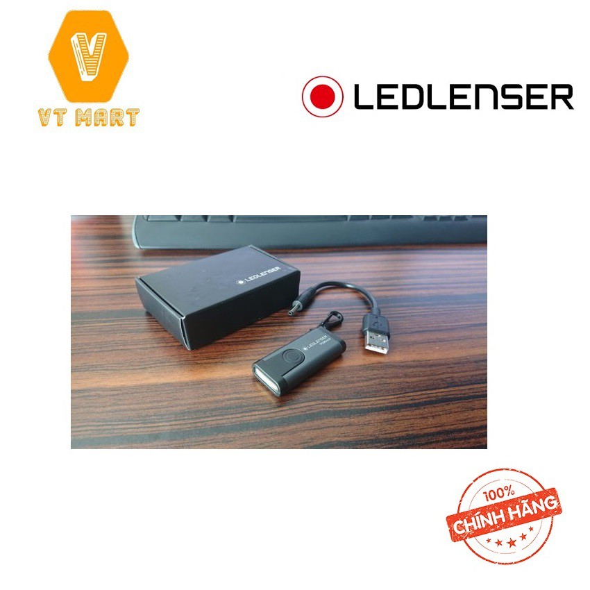 Đèn pin Ledlenser K4R thiết kế nhỏ gọn có thể gắn vào móc khóa