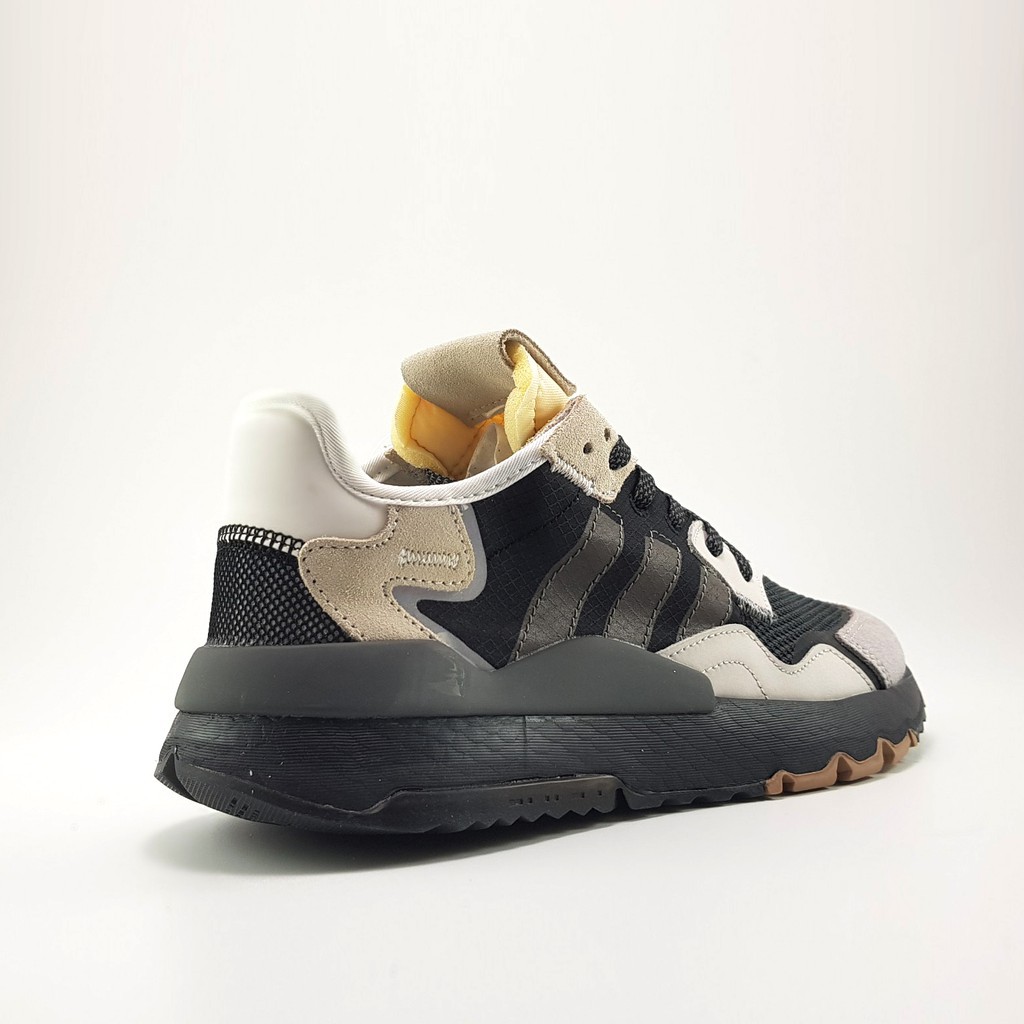 Giày Sneaker Nite Jogger 2019 Black/Grey-Creamy White