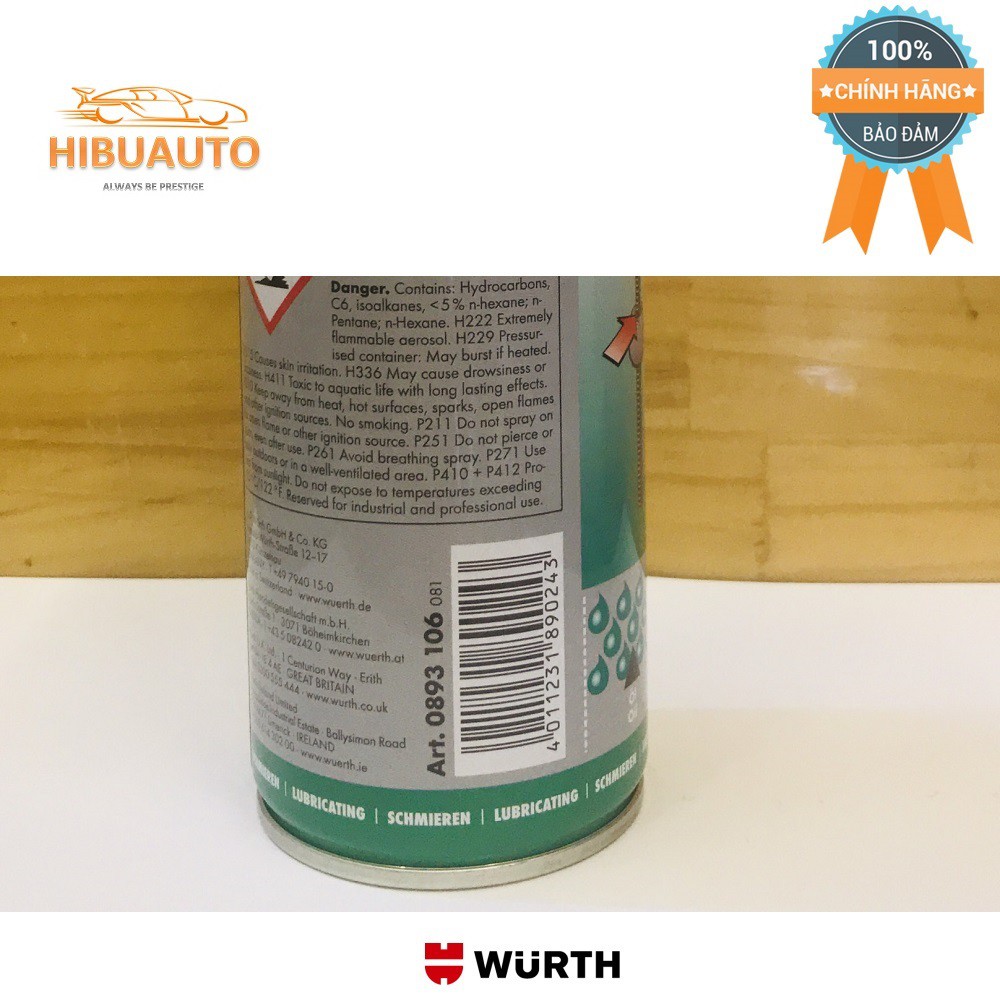 Mỡ Bò Nước Bôi Trơn Chịu Nhiệt - Wurth HHS 2000 500ml W0893106 | HIBUAUTO